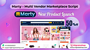 Migrateshop's New Product Launch - Marty Marketplace Script