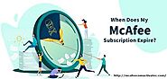 How to Check “When does my McAfee Subscription Expire?” - McAfee.com/Activate