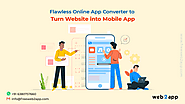 Flawless Online App Converter to Turn Website into Mobile App
