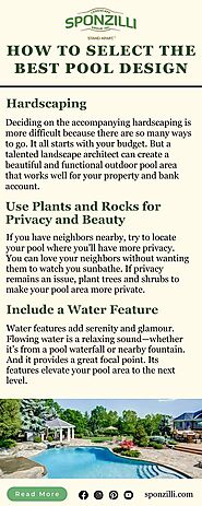 How to Select the Best Pool Design