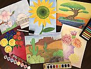 Theme Box Series: Flowers & Nature Art Box | I Create Art Box
