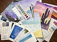 Watercolor Art Subscription Box for Kids and Adults | I Create Art Box