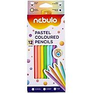 Akciós ! Ft Ár Nebuló pasztell színes ceruza készlet hatszögletű, hegyezett 12 színű Ft Ár 579
