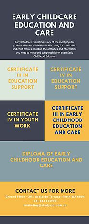 Available Courses in Early Childhood Education and Care