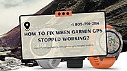 Instant Fix -Garmin GPS Stopped Working 1-8057912114 Garmin Helpline Now
