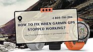 Contact 1-8057912114 Fix Garmin GPS Not Showing Roads | Garmin App Helpline