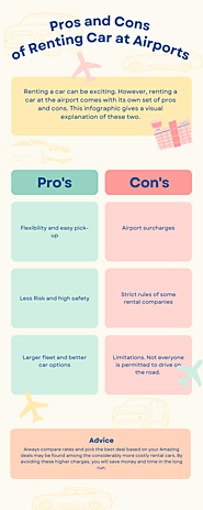 Pros and Cons of Renting Car at Airports