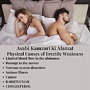 Erectile Dysfunction (ED): Causes, Treatment (asabi kamzori ki alamat), Symptoms & More
