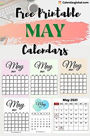 May 2021 Calendars