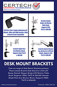 Desk Mount Brackets