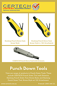 Punch Down Tools