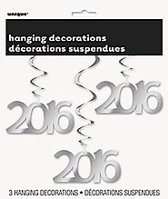 2016 Hanging Swirl Decorations