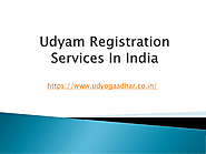 Udyam Registration Services In India | edocr