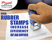 How Rubber Stamps Increase Efficiency of An Office – Presto Gifts