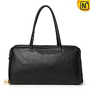 Cwmalls Womens Carryall Leather Boston Tote Bag CW255132
