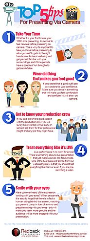 Top 10 Tips for Presenting via Camera