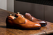 Leather Derby Shoes For Men.