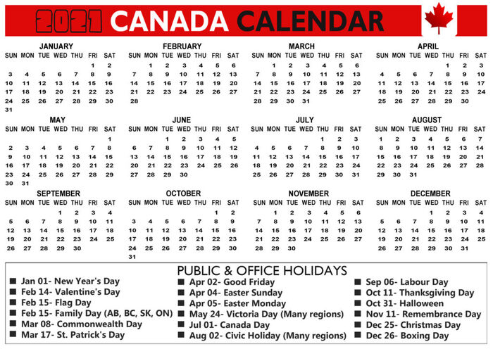 2021-calendar-a-listly-list
