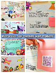 Interactive Word Problem QR Code Posters