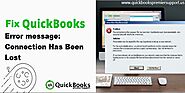 How to Fix Connection to QuickBooks Company File is Lost Issue?