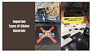 4 Important Types Of Sticker Materials You Should Know