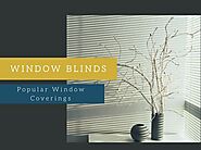 Things To Know About Window Blinds