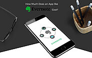 how much does it cost to develop a productivity app like Evernote