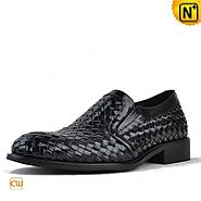 Chicago Mens Woven Leather Shoes CW764105