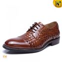 New York Mens Lace up Brown Dress Shoes CW761325