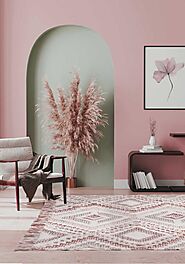 Carlton Pink Rug by Asiatic Carpets