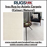 Ives Rug by Asiatic Carpets in Natural Colour
