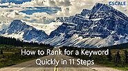 How to Rank for a Keyword Quickly in 11 Steps