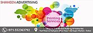 Digital Printing services in Dubai - Printing press shop near me