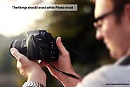 The things should avoid while Photo shoot - Image Solutions India