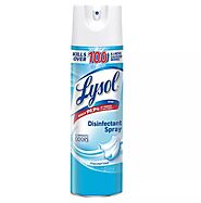 lysol disinfectant spray crisp linen