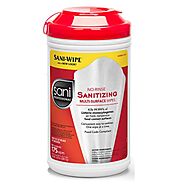 Sani Professional No Rinse Sanitizing Multi Surface Wipes