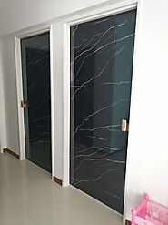 Interior Designer Laminate HDB Bedroom Door( Up to 3000 Designs) - Digital Lock and Door Expert