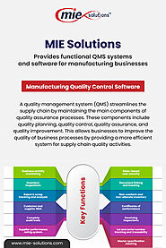 Manufacturing Quality Control Software