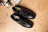 Leather Brogue Shoes for Men.
