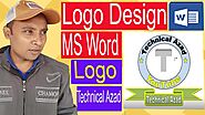 How to Make a Logo design in Microsoft Word | MS Word Logo design Bangla, Technical Azad