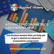 Advanced Econometrics Assignment Help