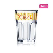 Luminarc 6pcs Decorative Tuff Juice - Juices Glass Set