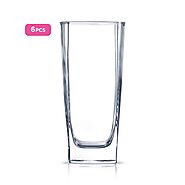 Luminarc 6pcs Plain Sterling Highball Water & Juices Glass set | Luminarc Eshop