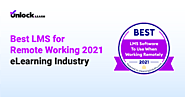Unlock Learn Included in the 'Best LMS Software for Remote Working' List 2021 by eLearning Industry