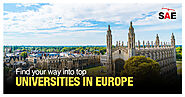 Find your way into top Universities in Europe