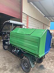 E Rickshaw Garbage Tipper For Waste Handling | Green Enviro Equipment India