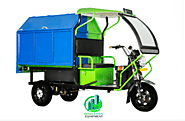 Battery Operated Electric Rickshaw - Waste Handling Equipments India | Green Enviro Equipment