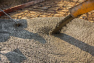 Cement Mixer Pouring Concrete