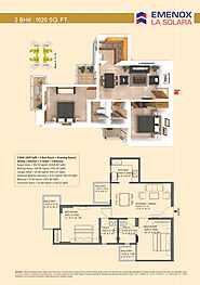 Actual Unit Floor Plan - La Solara Noida Extension Floor Plan