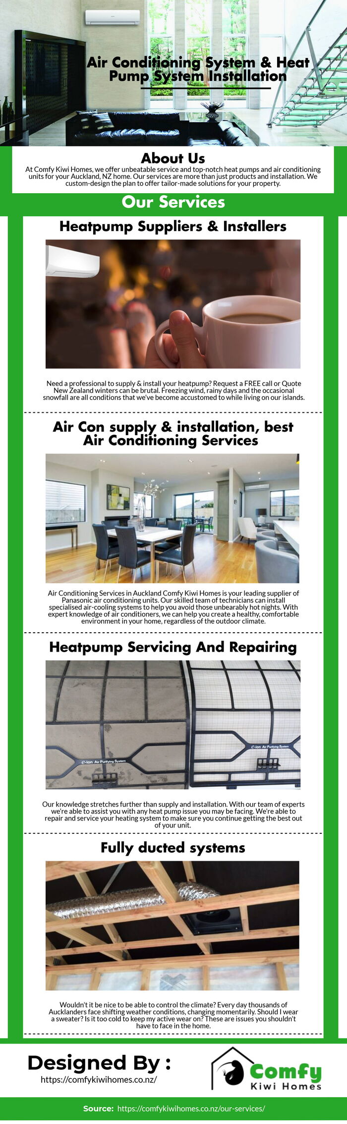 This infographic is designed by Comfy Kiwi Homes